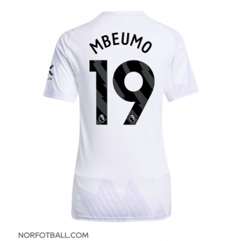 Billige Fotballdrakt Manchester United Bryan Mbeumo #19 Replika Bortedrakt Dame 2025-26 Kortermet